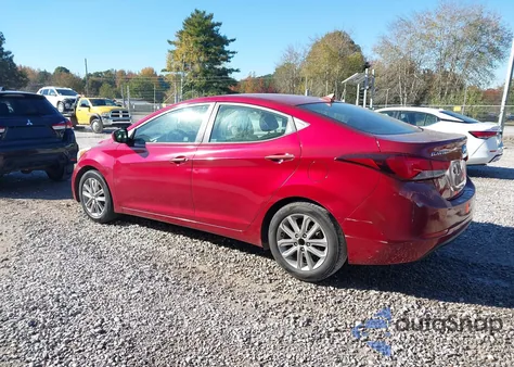 2014 Hyundai Elantra Se из США, поврежденный, VIN 5NPDA4AE6EH538868